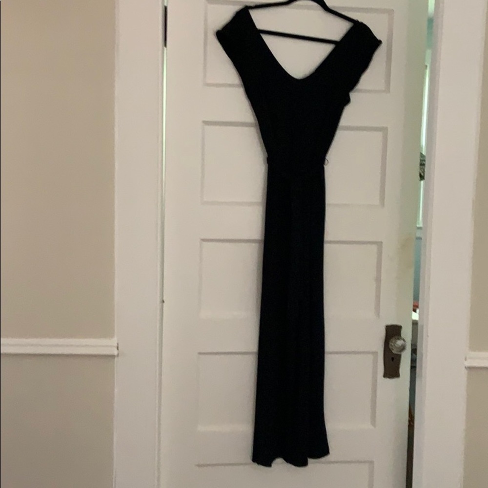 Cropped flutter sleeve jumpsuit